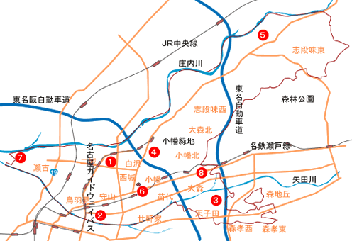 守山区地図