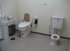 トイレ広くて使いやすいです